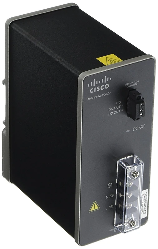 Cisco SYSTEMS PWR-IE65W-PC-DC DC-DC Power Module for POE solution - Power converter (DIN rail mountable) - 18-60 V - 65 Watt - for Industrial Ethernet 3000 Series - (Enterprise Computing >