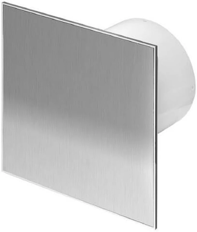 Armar Bathroom Extractor Fan 100mm with Timer Stainless Steel Front Panel & Non Return Valve WTI100TZ