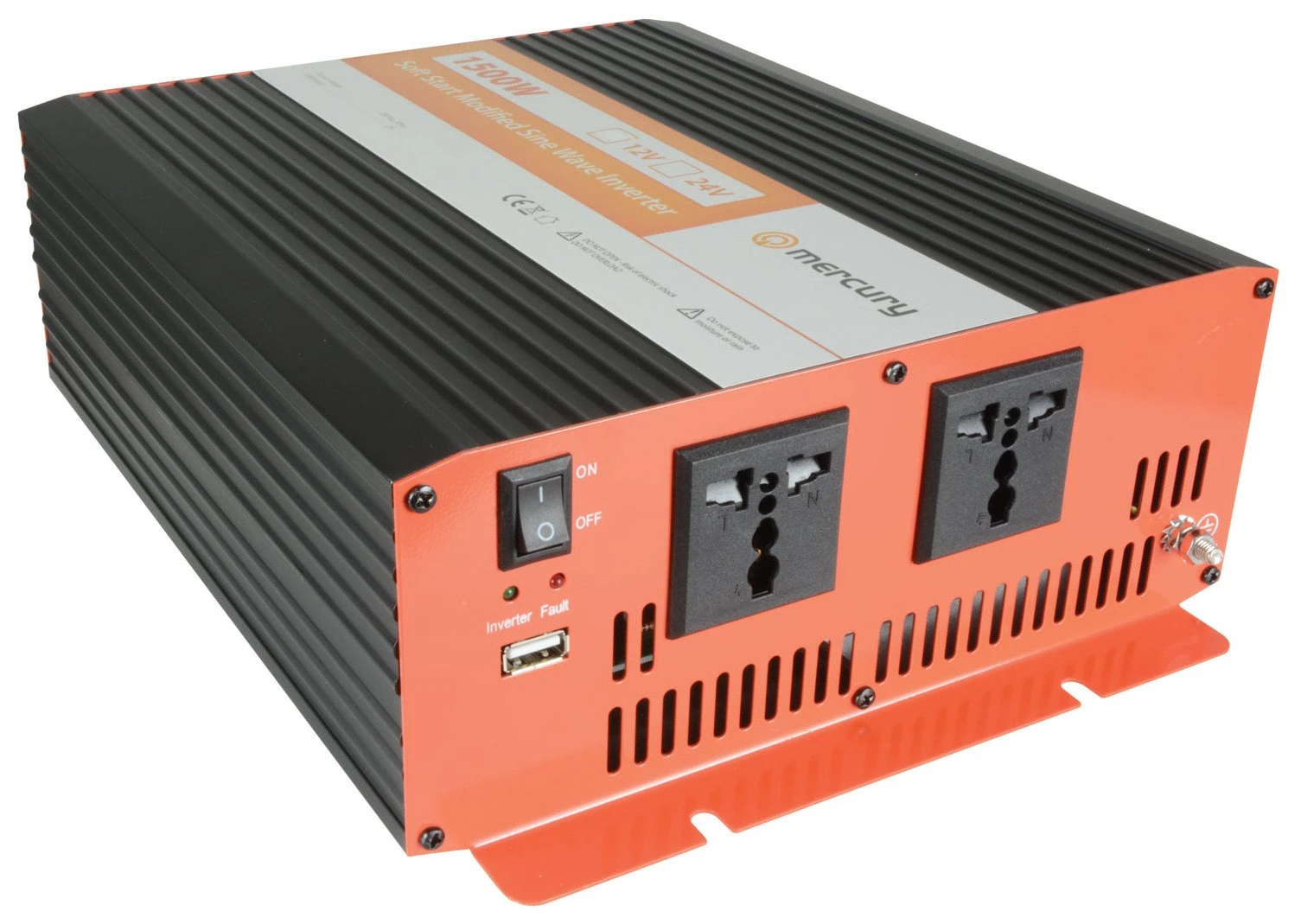 Mercury | Modified Sine Wave Inverter | 24Vdc - 1500W
