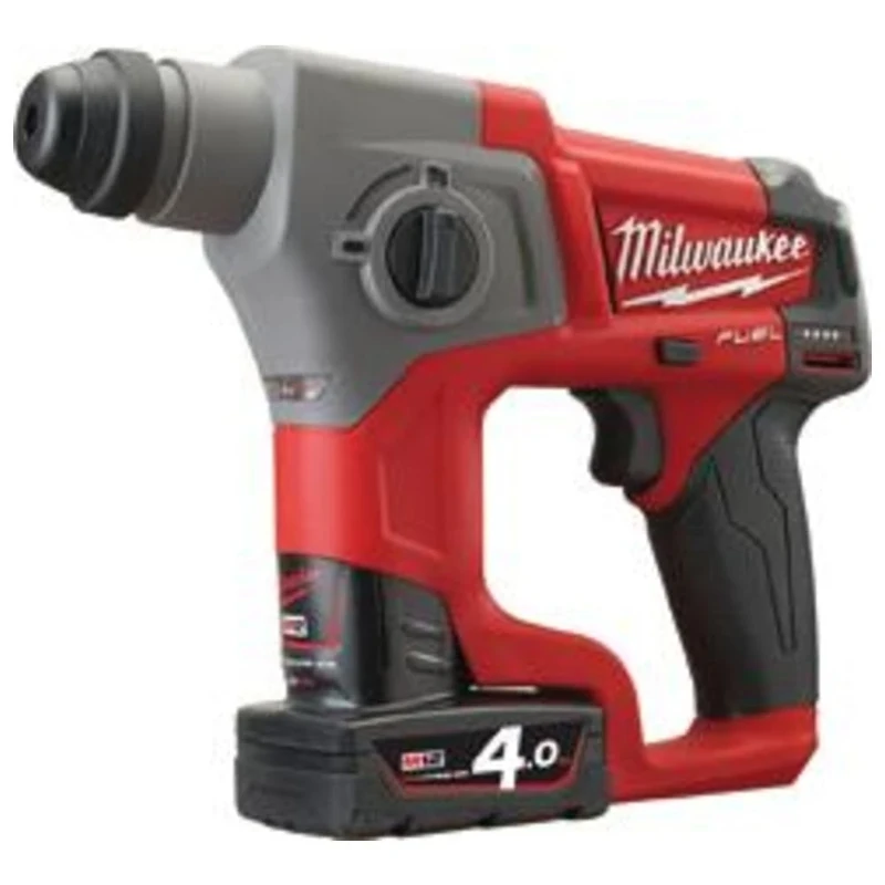 Milwaukee M12CH/4.0 Ah + HD Box Hammer Drill