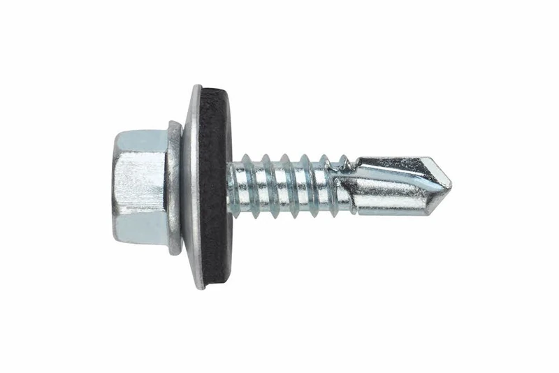 Index Fixing Systems Din-7504-k + Arvul - Pack of 500 Screws Autotaladrant Hex Bolt with Washer (Zinc Plated) Coating, ABE166332