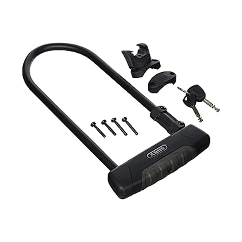 ABUS U-lock Granit Plus 470 + EaZy KF bracket - Bike lock with parabolic shackle - security level 12