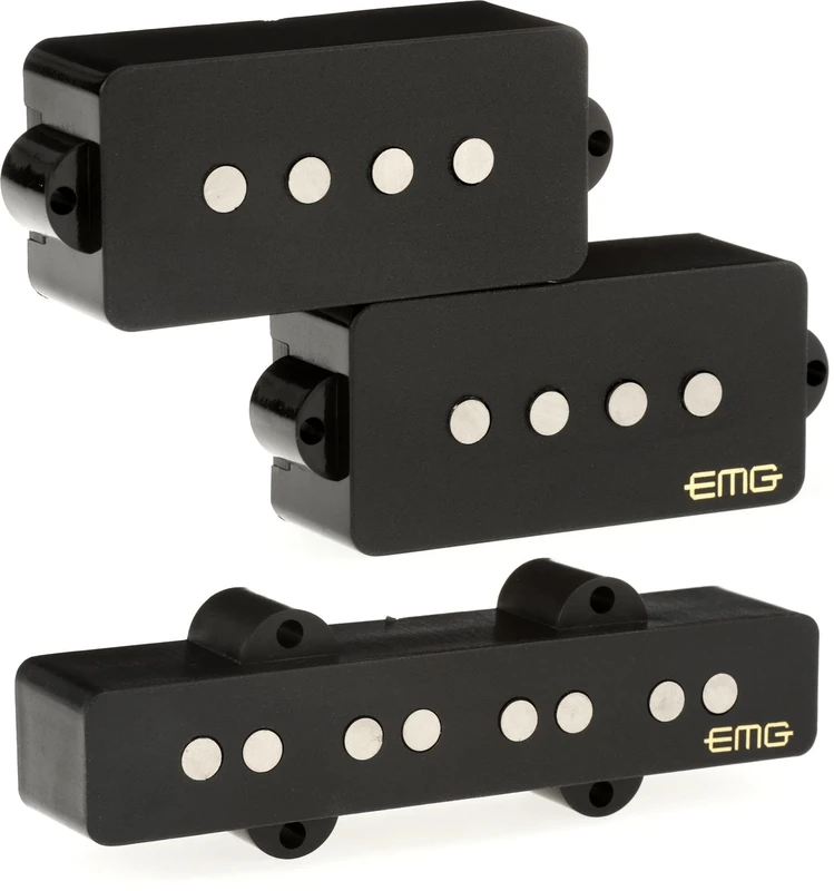 EMG Geezer Butler Signature PJ Bass Guitar Pickup Set, EM943620
