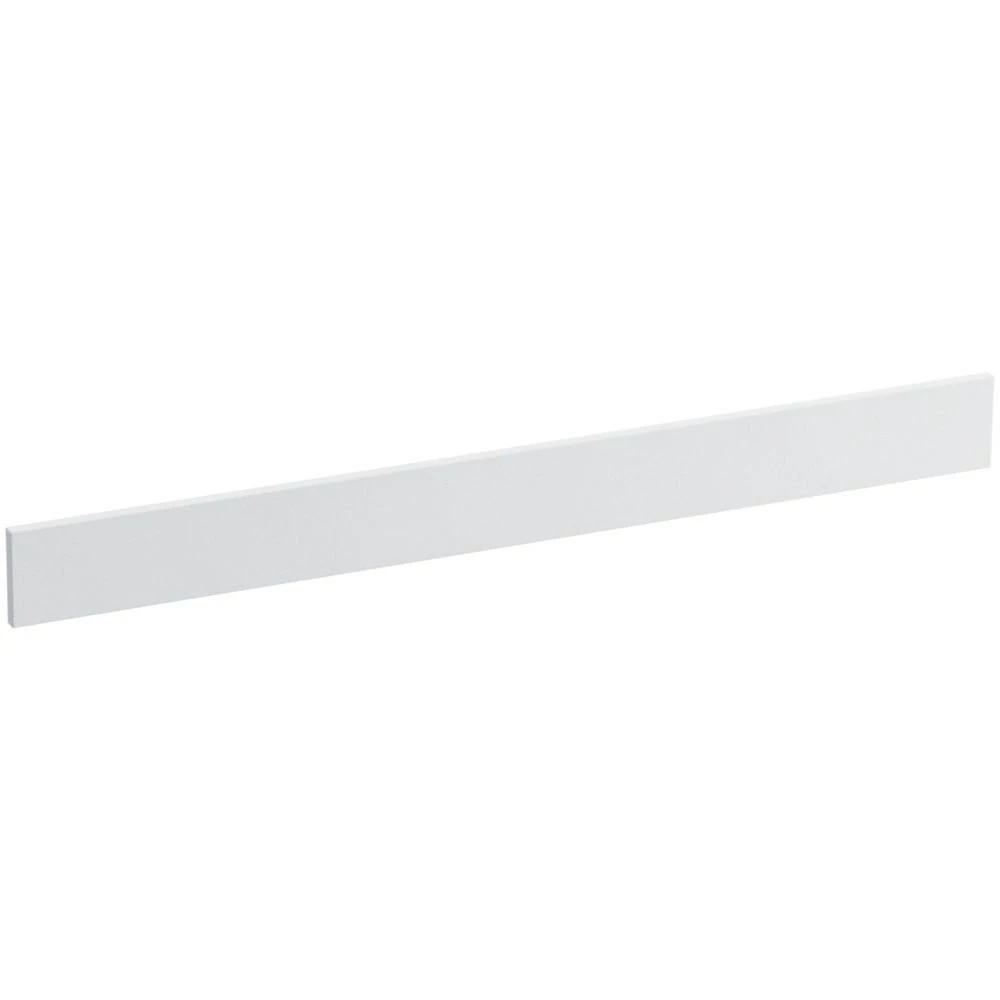 Solid/Expressions 37-Inch Backsplash Kit, White Impressions