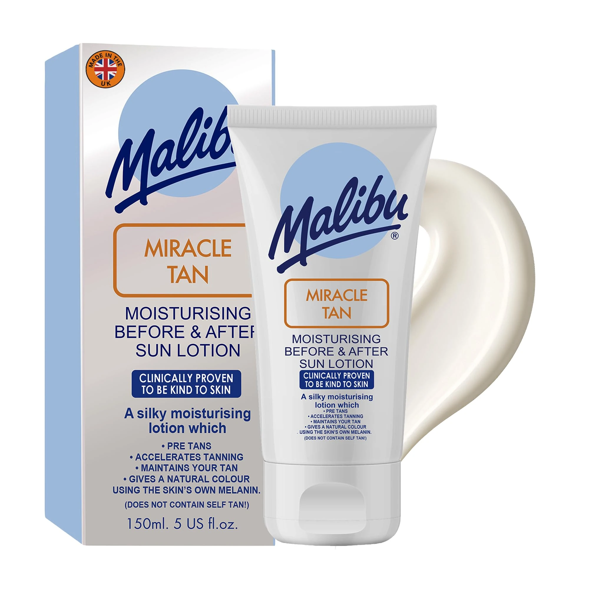 Malibu Sun Miracle Tan, Before and After Sun Lotion, Moisturising, 150ml