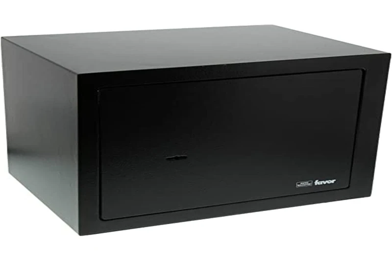 BURG-WÄCHTER, Home Safe, FAVOR S 5 K, Solid, Single-Walled body, Dual Locking System with 2 Keys, Dimensions: 250 x 350 x 250 mm (HxWxD), Weight: 6 kg