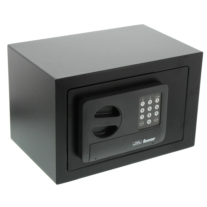 Burg Wächter furniture safe with electronic lock, Favor, 8.6 l, 4.6 kg, S3 E, black, FAVOR S3 E, HxWxD 200 x 310 x 200 mm