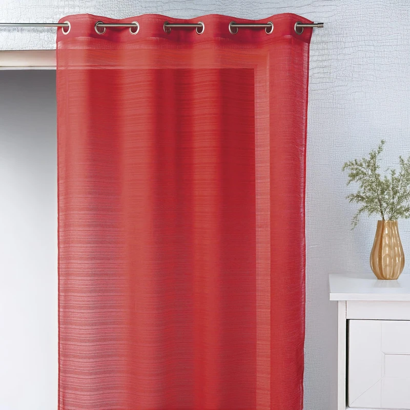 Home Maison Fancy Net Curtain with Fine Stripes