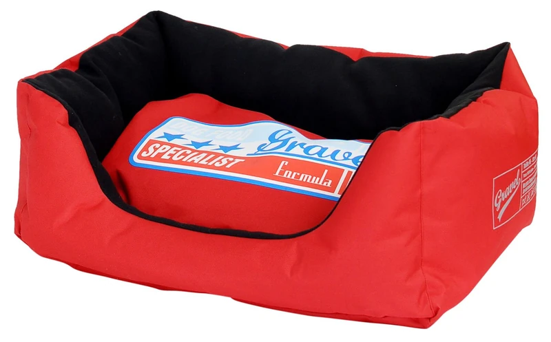 Wouapy Gravel Motors Pet Sofa Bed, 65 x 45 cm, Red - Image 1
