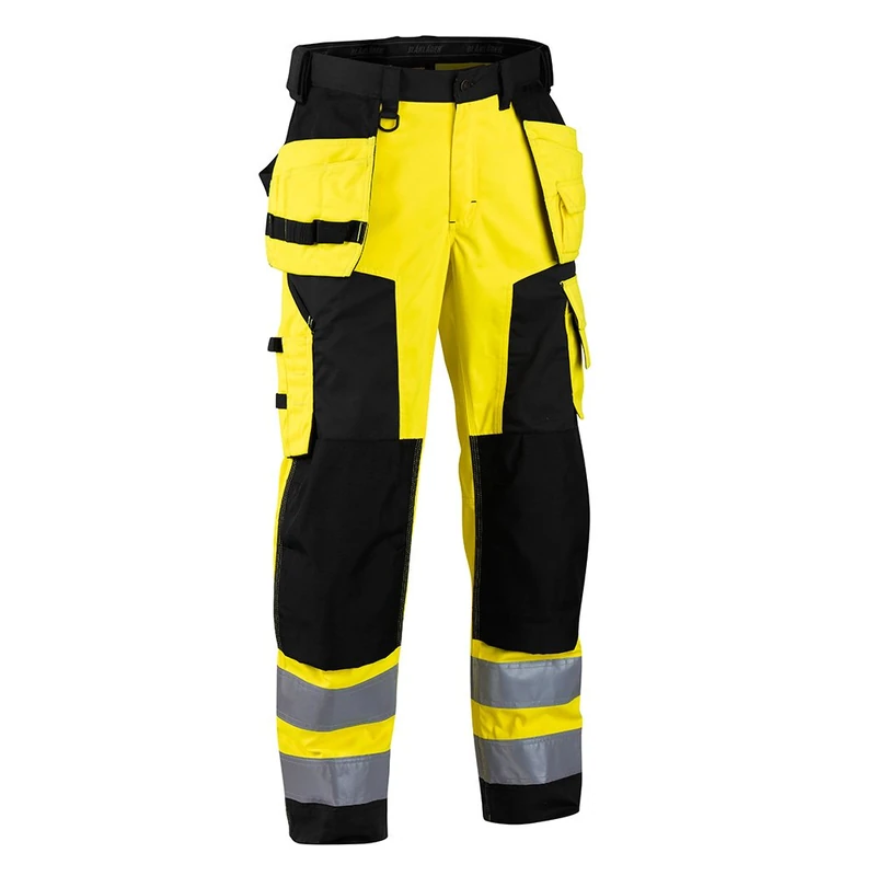 Blakläder 156725173399C60 Size C60 Cl.2 "Winter" Softshell Trousers - Yellow/Black