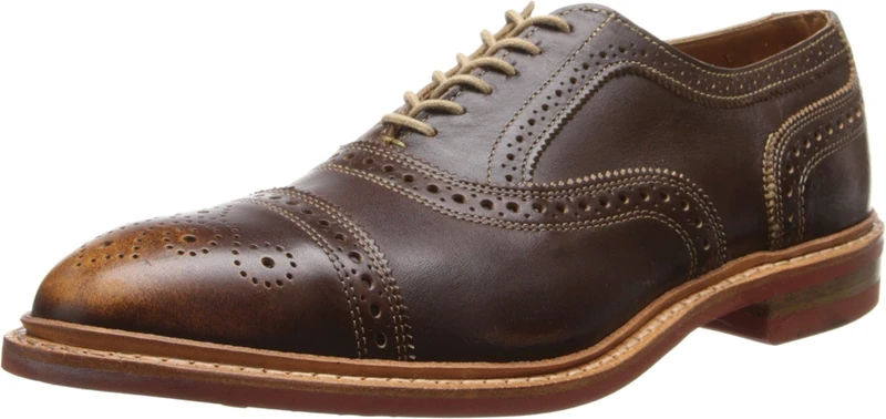Allen Edmonds Mens Strandmok Strandmok Brown Size: 10.5 UK - Image 1