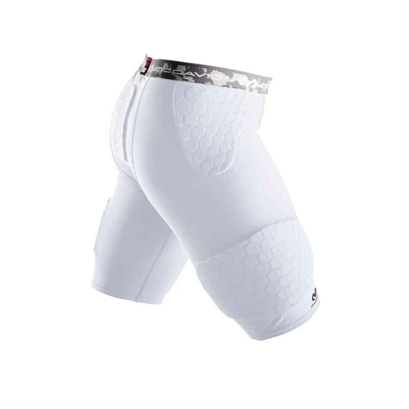 McDavid 7991 HexPad Wrap Around Basketball Short White - Medium