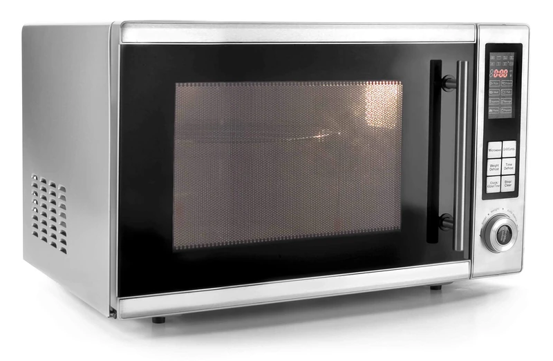 Lacor 69330 Microwave Oven with Turnable and Grill, 30 Litre, Silver