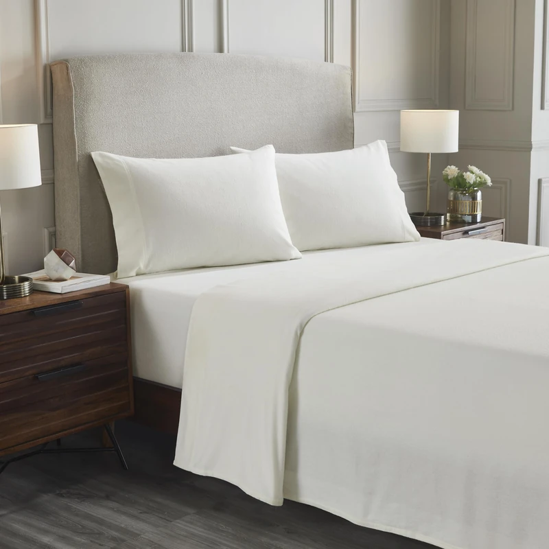 Home City, Bed Linen Set, Ivory - Long Single / Ikea Single