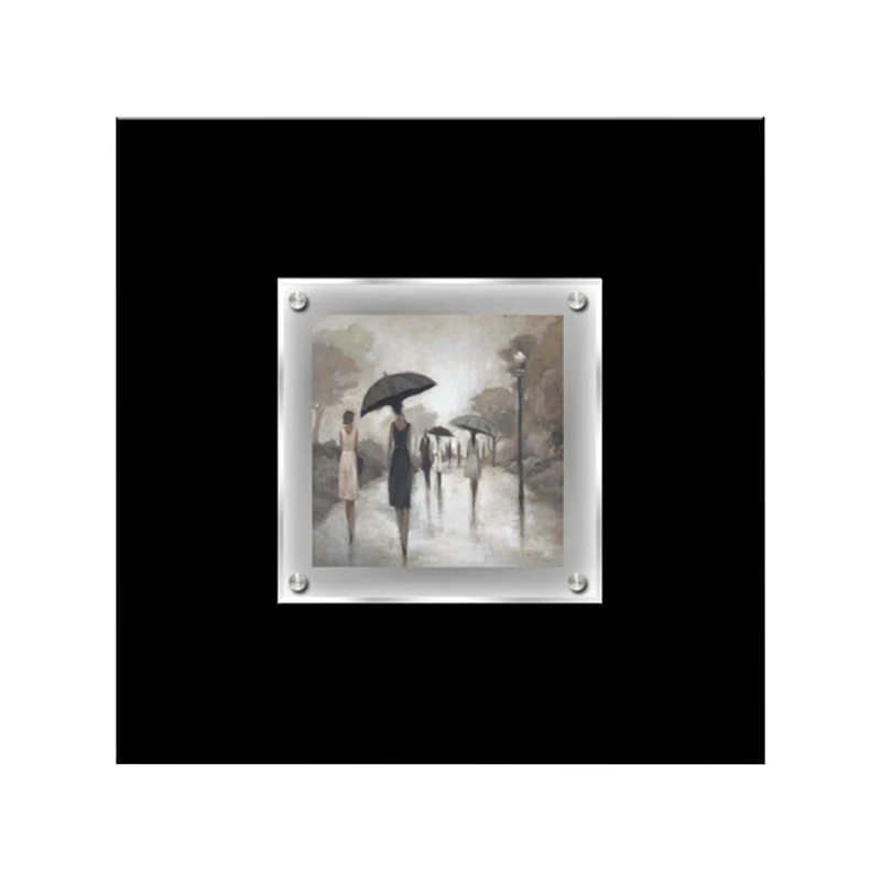 Premier Housewares Rainy Day Design Framed Wall Art