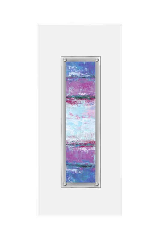 Premier Housewares Abstract Design 2 Framed Wall Art Frame - White