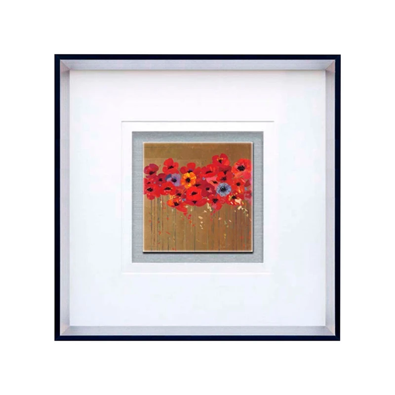Premier Housewares Poppy Design Framed Wall Art