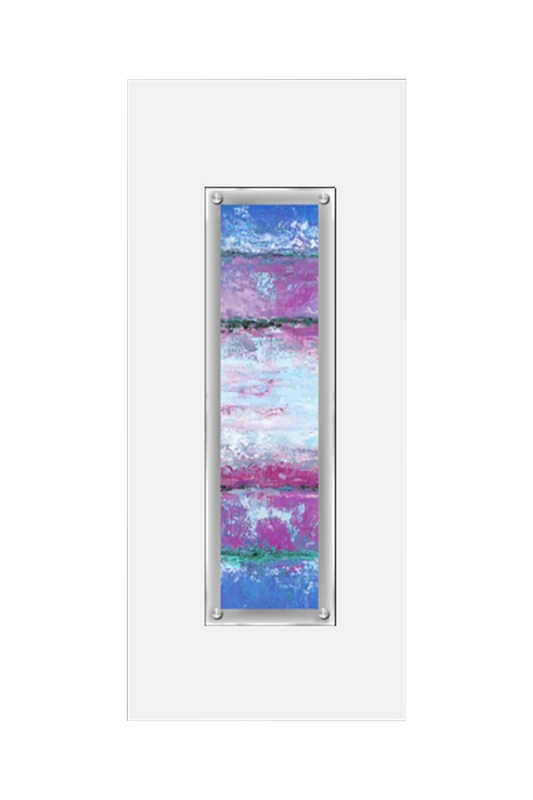 Premier Housewares Abstract Design 1 Framed Wall Art Frame - White