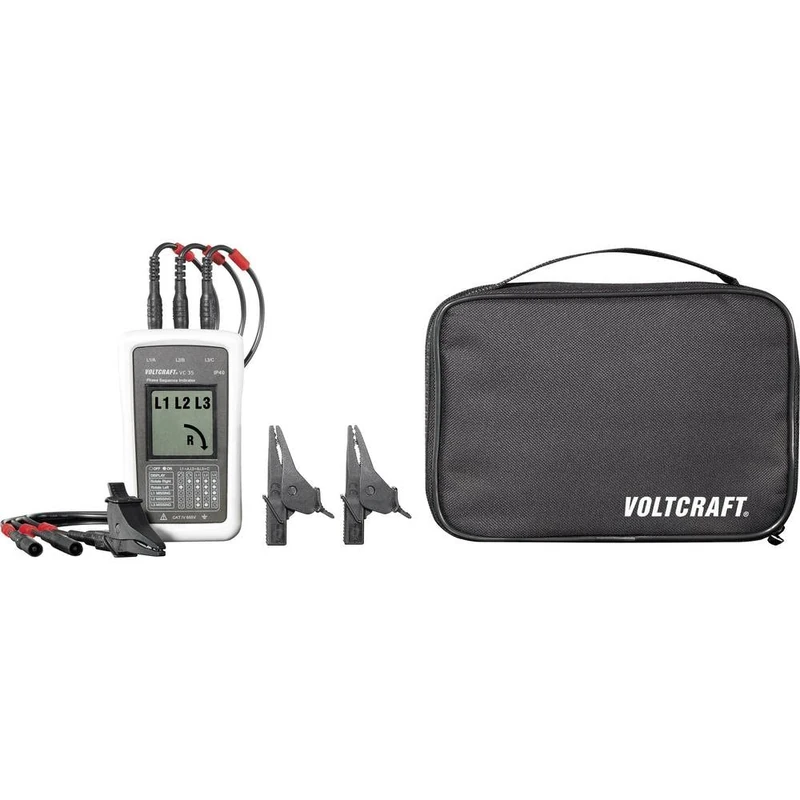 VOLTCRAFT VC35 Rotary Field Tester CAT IV 600 V LCD