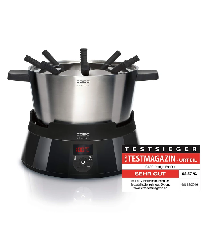 Caso 2282 Induction Fondue Set - 1000W with 8 Forks