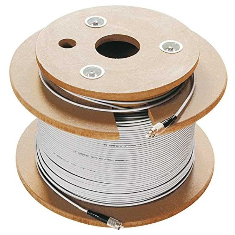 Axing OAK 500-02 Singlemode Optical Fiber Cable 500 m with FC/PC-Plugs white