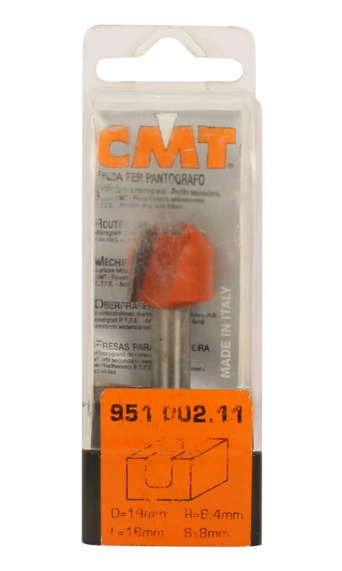CMT ORANGE TOOLS 751.002.11 - Bowl and Tray Bit Hw S=6 D=19 X16