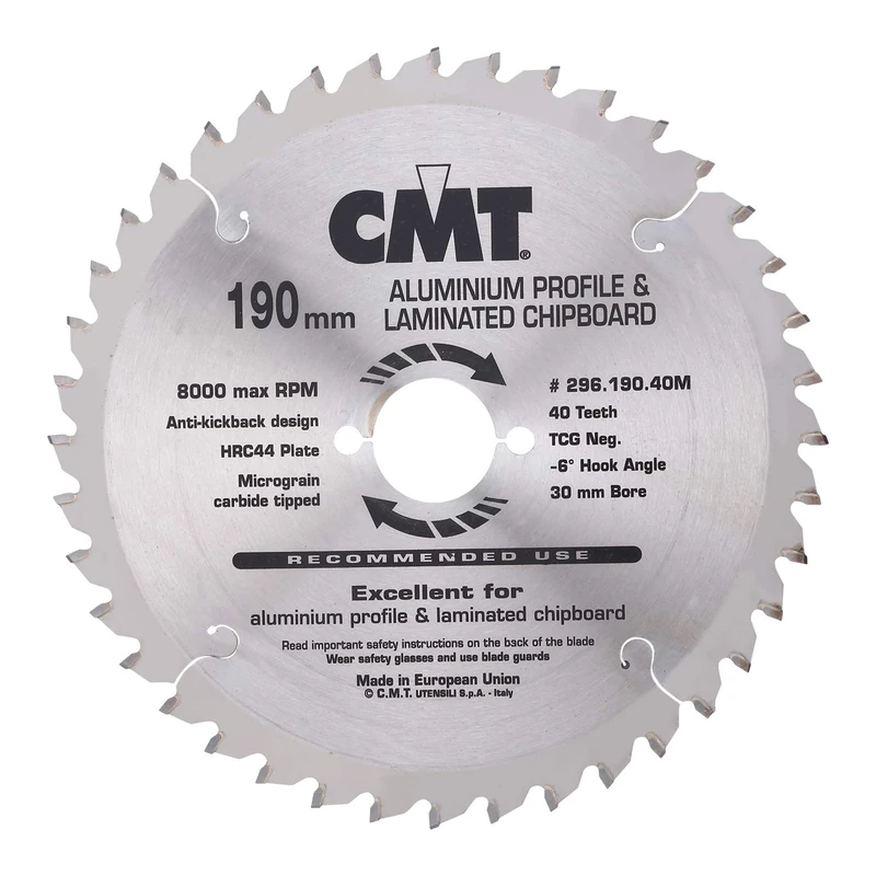 CMT 297.080.10 M Non-Ferrous Metal & Laminated Panel Blade Z-80 D-250 B-30 K-3,2 P-2,5