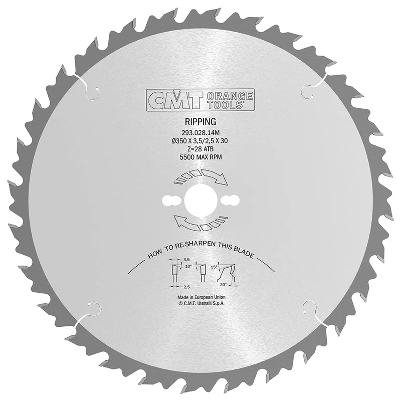 CMT 293.028.14M - Ripping Blade Z-28 D-350 B-30 K-3,5 P-2,5