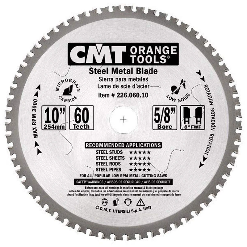CMT Orange Tools 226.030.06H – Dry Cut Blade 160X2/1.6X20 Z=30 Fwf
