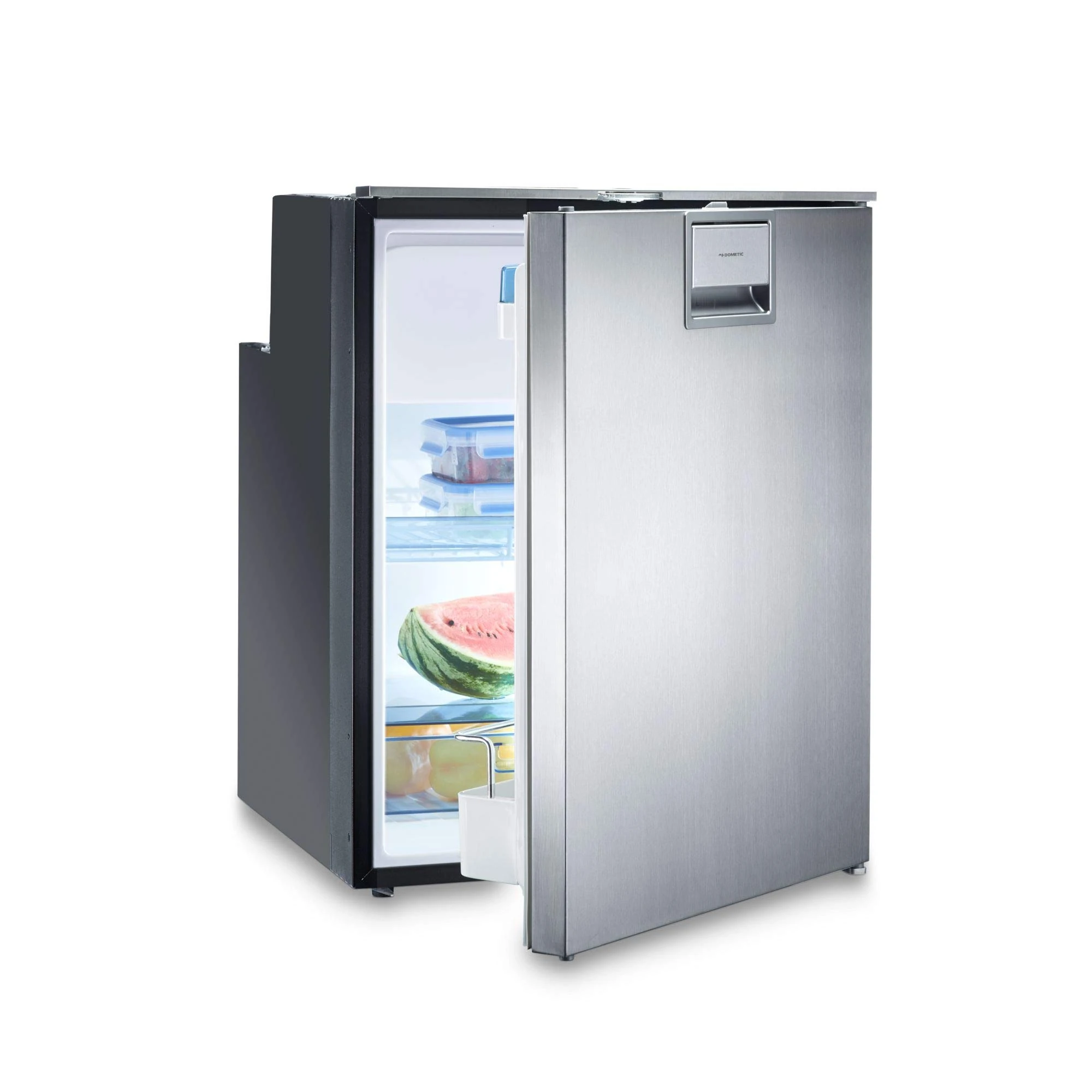 Waeco CoolMatic CR80S 80L Compressor Fridge with Freezer Compartment, Stainless Steel, 12v/24v