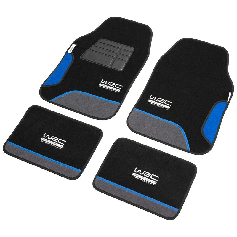 WRC Blue Race 4 Car Mats - Image 1