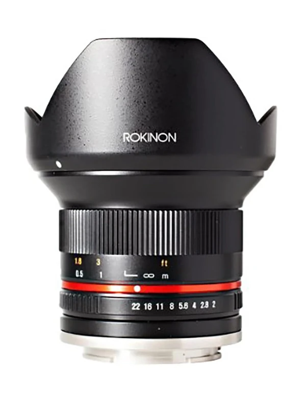 Rokinon 12mm F2.0 NCS CS Ultra Wide Angle Lens Sony E-Mount (NEX) (Black) (RK12M-E)