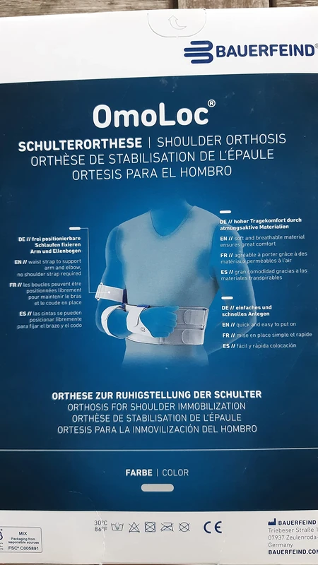 Bauerfeind Omoloc Shoulder Brace Right Size 2