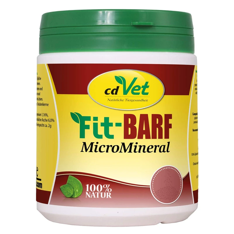 cdVet Naturprodukte Fit-BARF MicroMineral 5 kg - Dog & Cat - minerals - trace elements - vitamins - immune system - coat change - bones + joints - growth - metabolism - raw feeding - BARF -