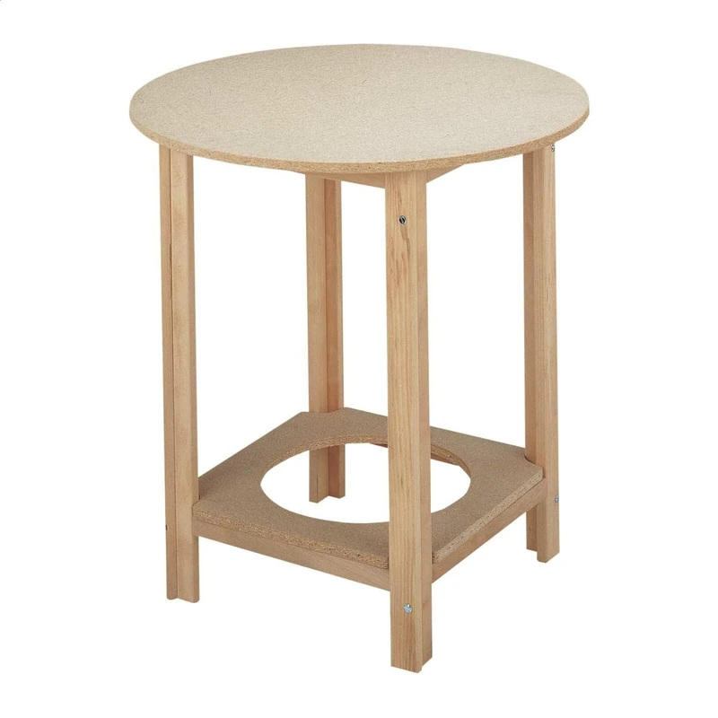 Aranaz Round Beech Table 100 x 75 cm
