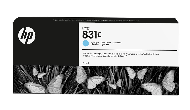 HP LATEX PRINTHEAD 831C LIGHT CYAN LATEX INK 775ML