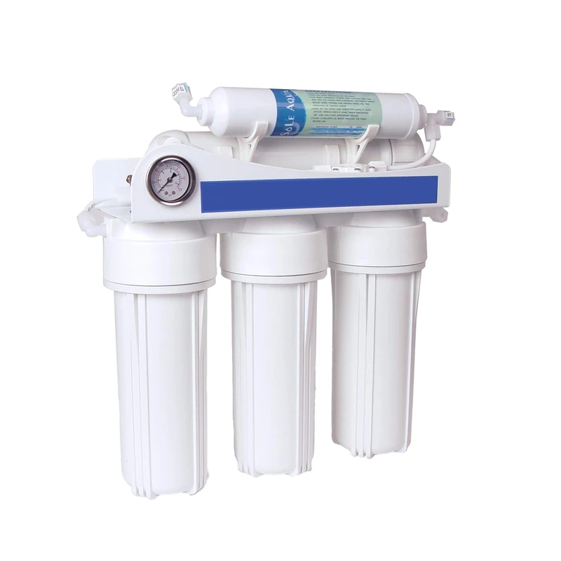 Bbagua EUR-50 5-Stage Reverse Osmosis Kit, White, 40 cm x 40 cm x 14.5 cm