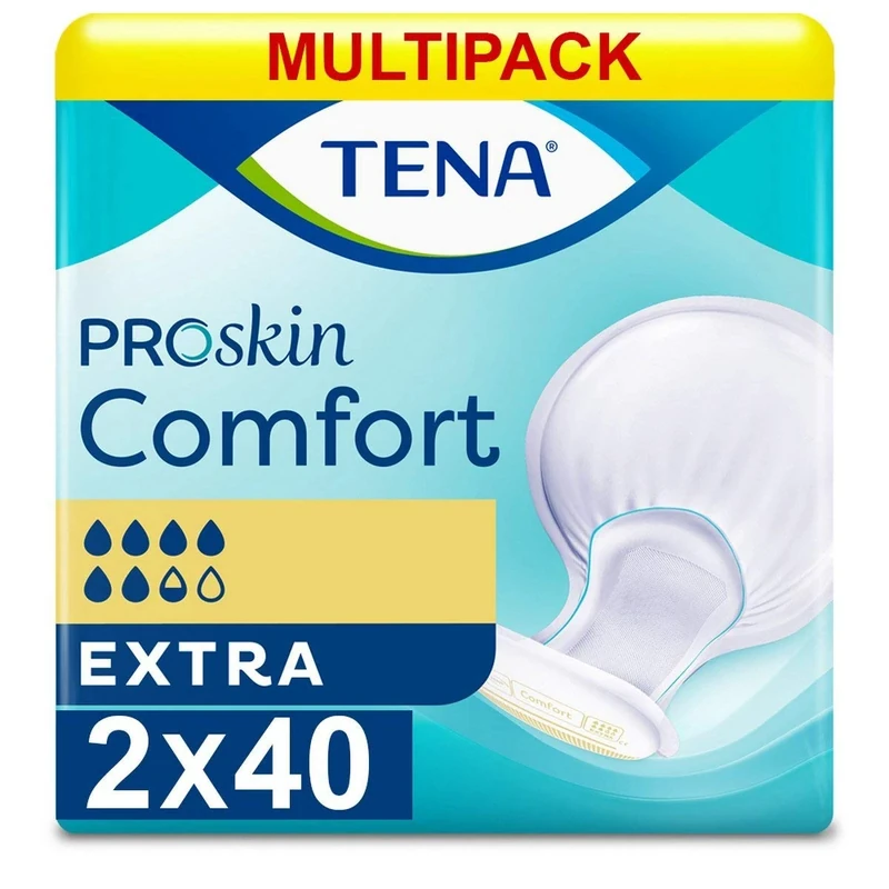 Multipack 2X TENA Comfort Extra (1800ml) 40 Pack Incontinence Protection