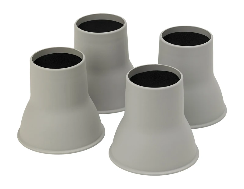 HOMECRAFT Elephants Feet Furniture Raisers, 14 cm, Pack of 4 (Eligible for VAT relief in the UK), Increases Furniture Height, Non-Slip, Fits Wider Furniture Legs, Reduces Strain