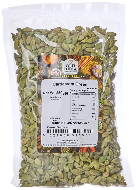 Old India Cardamom Green 250 g