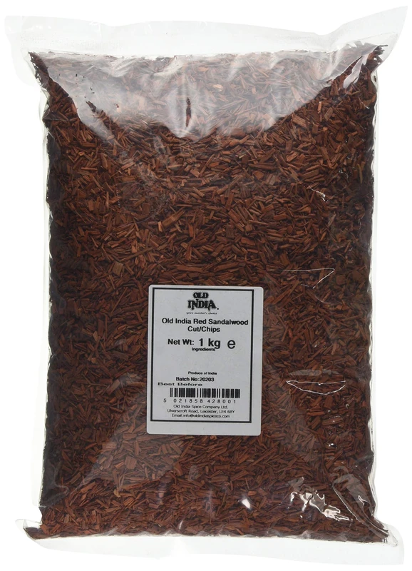 Old India Red Sandalwood Cut/Chips 1 Kg