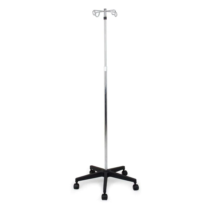 Days Deluxe IV Drip Strand, Dialysis Bag Holder, 5 Castor Wheels, For Hospital, Clinic, Hospital or Home Use, Maximum Load 10 kg - Image 1