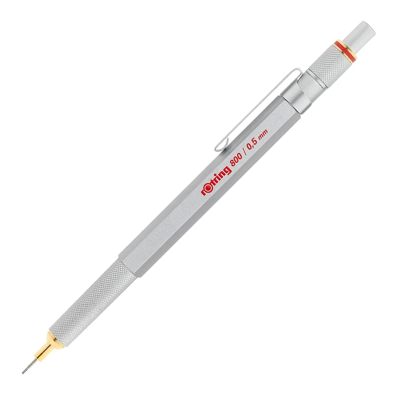 rOtring 800 Mechanical Pencil | 0.5 mm | Silver Metal Barrel