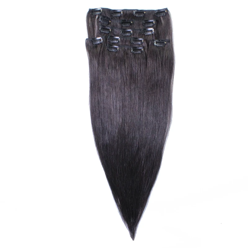 Just Beautiful Hair and Cosmetics Clip-In Remy Genuine Hair Extensions in Strands, 60 cm