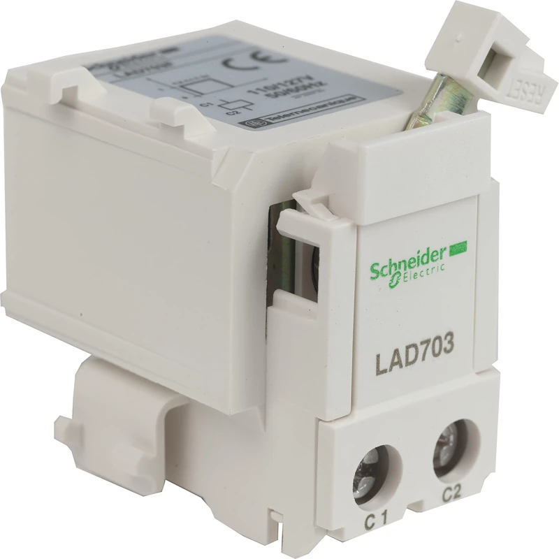 Schneider Electric, TeSys D thermal overload relays - remote electrical stop - 110 V DC/AC, LAD703F - Image 1