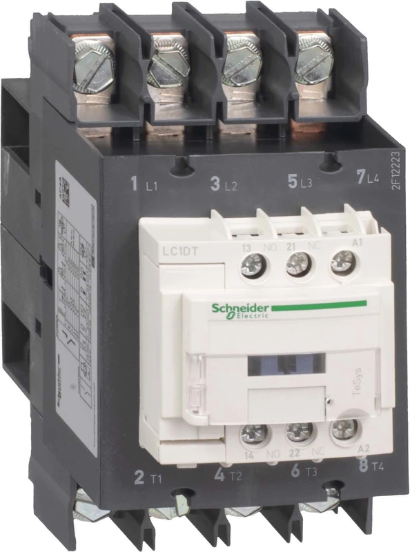 Schneider LC1DT80A6E7 Power Contactor, 4p+1S+1Ö, 80A/AC1, Coil 48V 50/60Hz