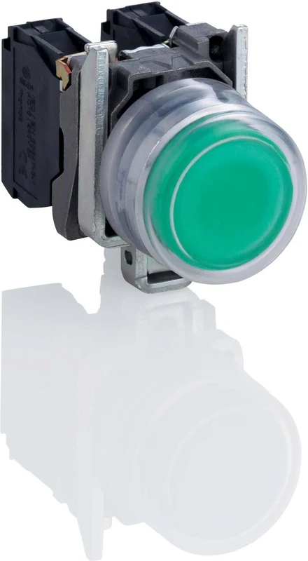 Schneider Elec pic – MSS 82 03 – Green Silicone Push Button 24 120Vac Self-extinguishing