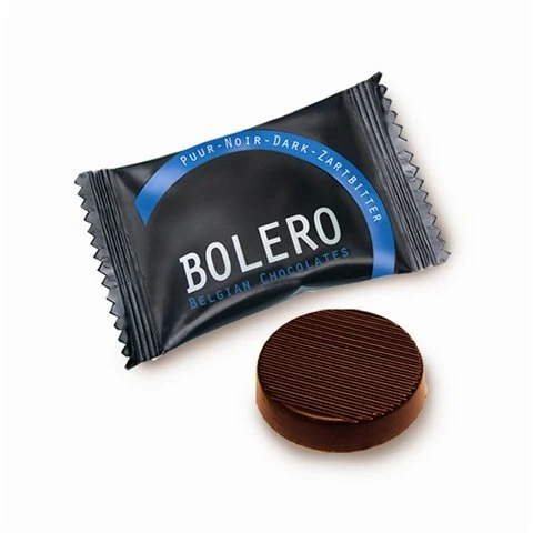 Bolero Chocolate Plain Dark Choc - 5g (Box 300)