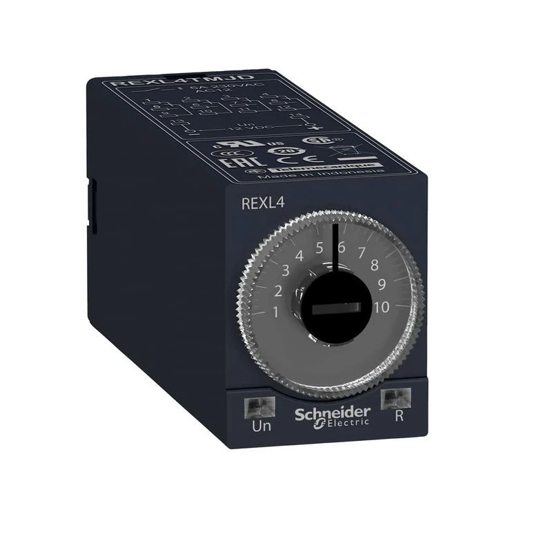 Schneider Electric Zelio Time - Modular Timing Relay, On-Delay, 5 A, 4CO, 0.1s…100h, 24 V DC, REXL4TMBD