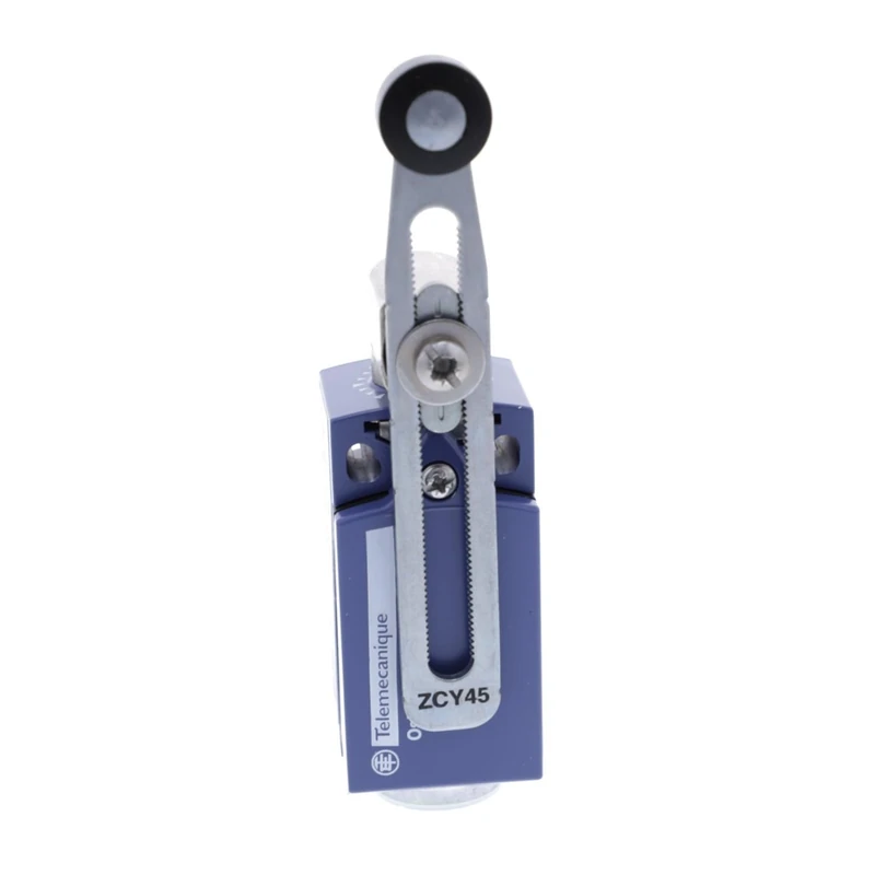 Telemecanique Sensors XCKD2145G11 Limit Switch with Thermoplastic Roller Lever, Metal, Series XCKD, Variable Length, Rotary Head, PG11 Cable Gland, 1 NC + 1 NO Snap Action Contacts